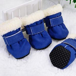 Waterproof Winter Dog Boots – Anti-Slip Snow & Rain Shoes for Small Pets