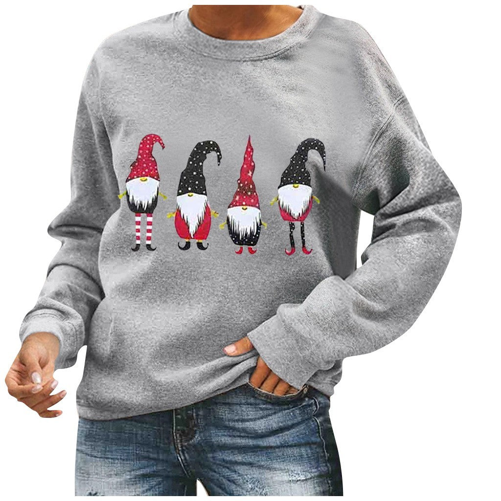 Cozy Christmas Tree Round-Neck Holiday Sweater for Men