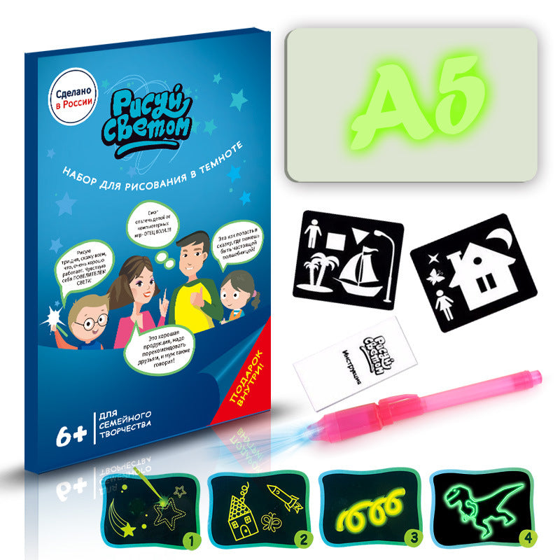 3D Magic Drawing Pad – Educational Sketchboard with 8 Light Effects
