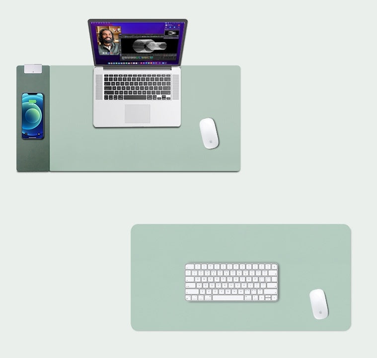 15W Fast Wireless Charging Mouse Pad – Desk Mat for Home & Office