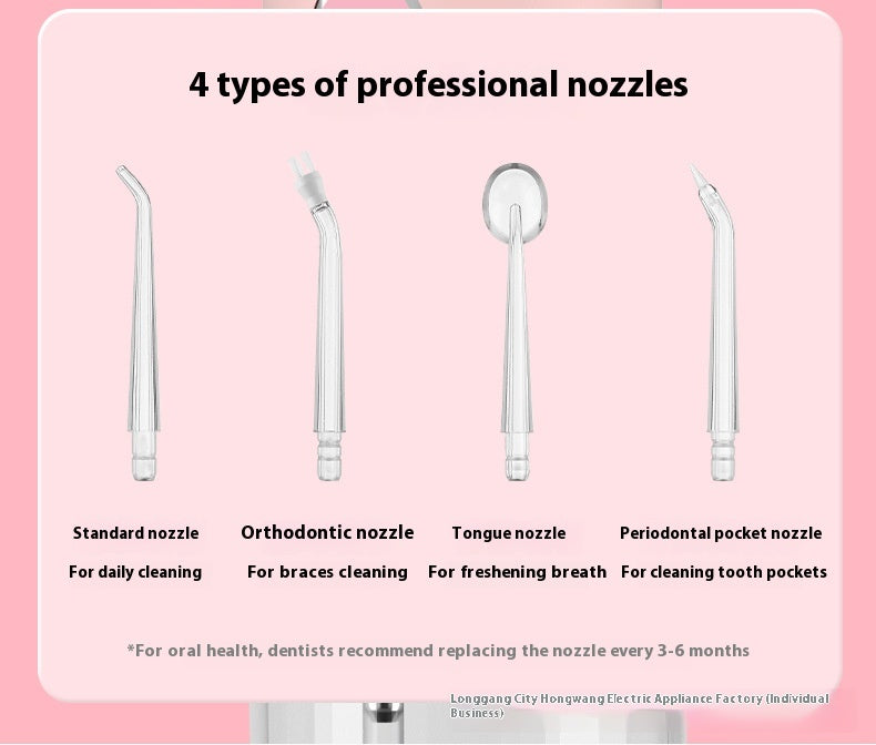 Portable Electric Water Flosser – Oral Irrigator & Dental Teeth Cleaner