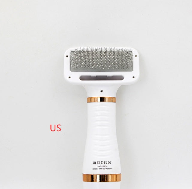 2-in-1 Pet Grooming Dryer Brush – Dry & Detangle Fast