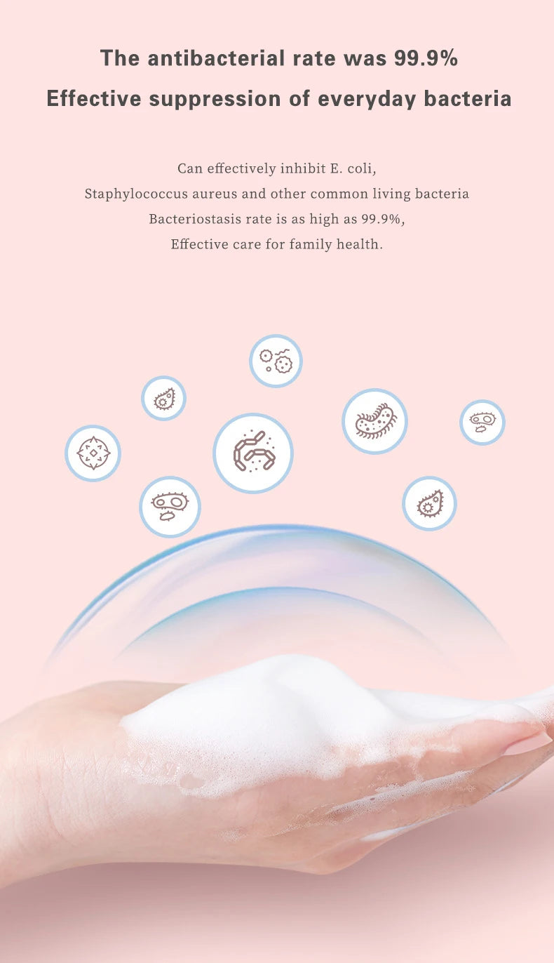 Cute Pet Automatic Foam Soap Dispenser - Wall-Mounted/Countertop, Touchless, USB, 400 ML