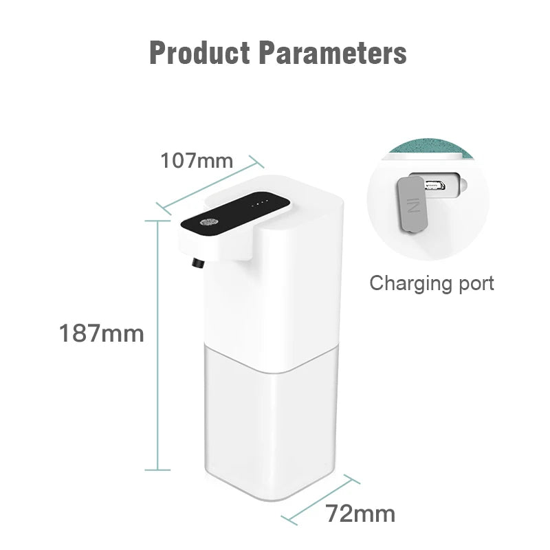 Touchless Soap Dispenser - Infrared Sensor Smart Foam Machine, USB Charging