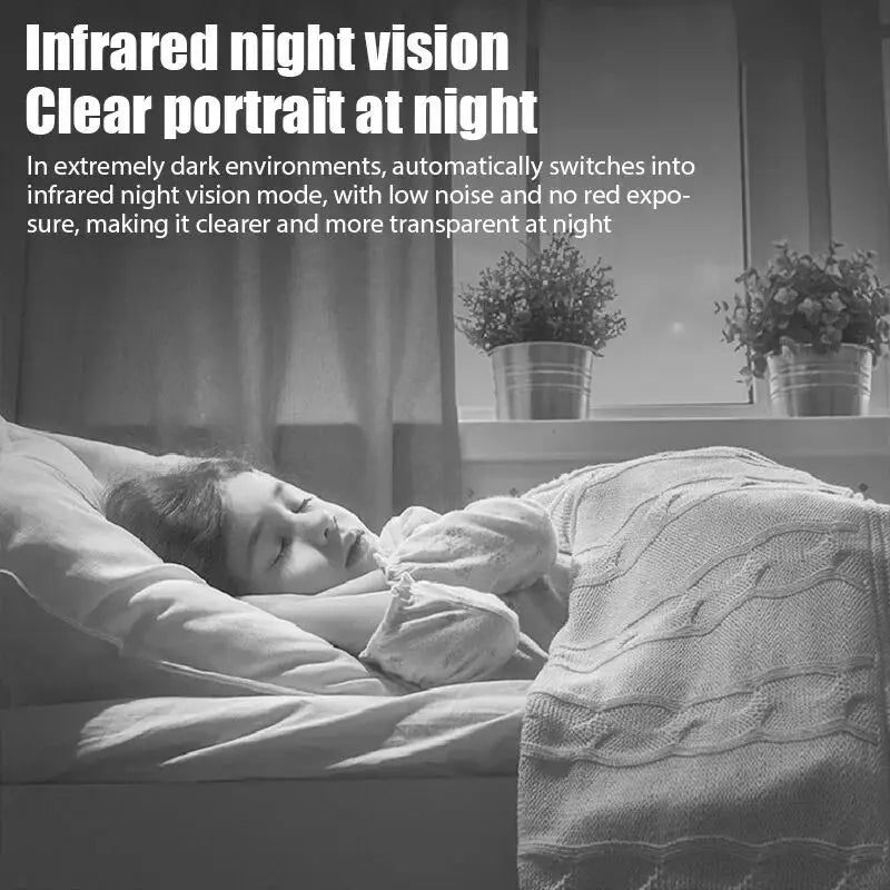 1080P HD Mini WiFi Camera - Wireless Night Vision, Motion Detection, Remote Home & Pet Monitoring