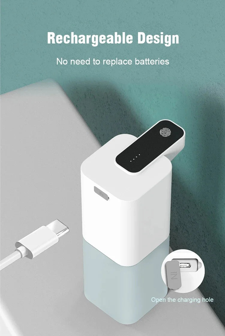 Touchless Soap Dispenser - Infrared Sensor Smart Foam Machine, USB Charging