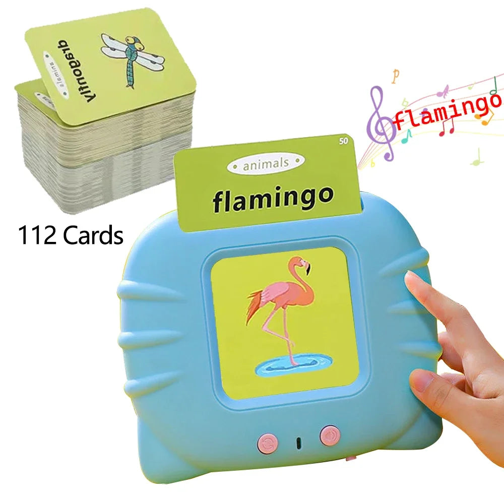 Talking Flashcards Learning Toy for Kids – Preschool Educational Audio Card Machine (Ages 3–6)