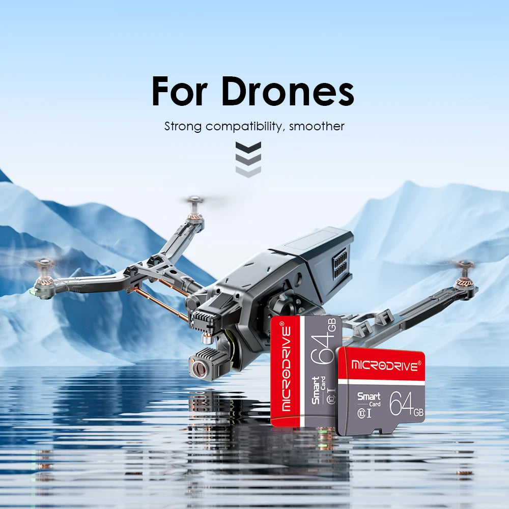 High-Speed Mini SD / Micro TF Memory Card - Class 10, 4GB to 256GB, For Smartphones & Devices