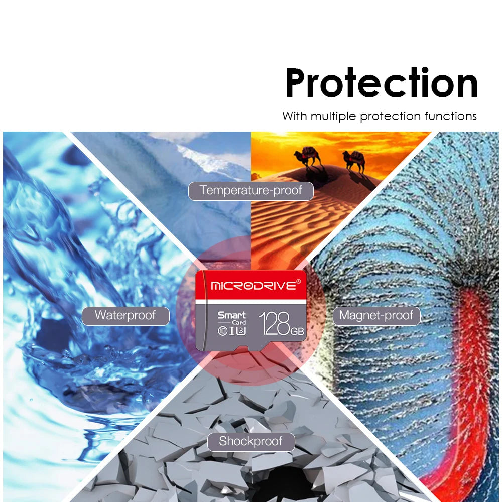 High-Speed Mini SD / Micro TF Memory Card - Class 10, 4GB to 256GB, For Smartphones & Devices